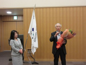 井上剛さんの副会長離任の挨拶も行われました。